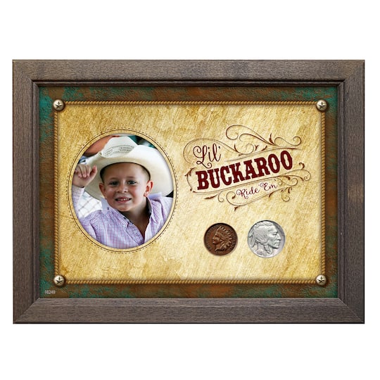 Lil' Buckaroo Coin Set 5" x 7" Frame
